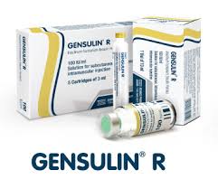 Picture of Gensulin R 100 10ml Vial